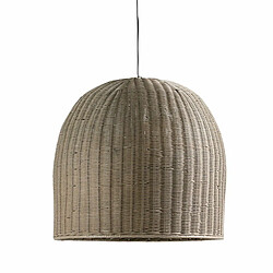 Suspension Thai Natura Gris osier 60 W 60 x 60 x 60 cm