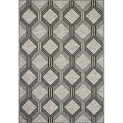 Jardindeco Tapis intérieur extérieur gris Morelia 1686 160 x 230 cm.