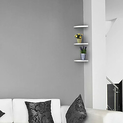 Ahd Amazing Home Design Étagère d'angle salon chambre design moderne Angolo