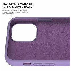 Avis Riffi Riff Coque arrière souple en silicone fine et souple pour Apple iPhone 12 Mini Violet