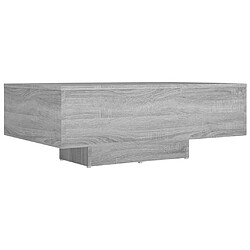 vidaXL Table basse Sonoma gris 85x55x31 cm Bois d'ingénierie