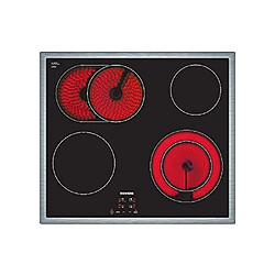 Siemens ET645HN17E Table de Cuisson 2000W Encastré Électrique Céramique Noir 