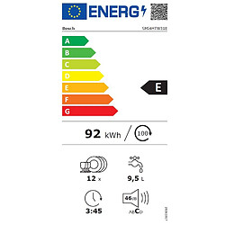 Lave-vaisselle 60cm 12 couverts 46db intégrable avec bandeau - smi4htw31e - BOSCH