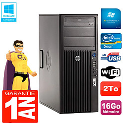 PC HP WorkStation Z210 Tour Xeon E3-1240 RAM 16Go 2To Graveur DVD Wifi W7 - Occasion