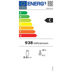 Acheter Mini Vitrine Réfrigérée à Poser 4 vitres - 68 litres Blanche - Polar