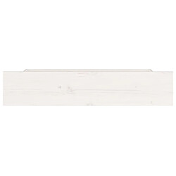 Avis vidaXL Tiroirs de lit 4 pcs Blanc Bois de pin massif