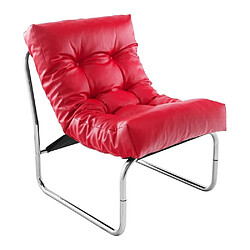 Kokoon Design Fauteuil lounge Boudoir rouge.