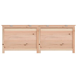 Avis vidaXL Boîte à coussins d'extérieur 150x50x56 cm Bois de sapin massif