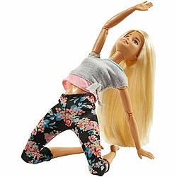 Avis Barbie Made to Move PoupAes avec 22 articulations et vAtements de yoga, floral, gris