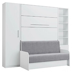 Inside 75 Composition lit escamotable blanc mat SOFA AUTOMATICA MECANIQUE SEDAC MERAL 