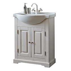 Ac-Deco Ensemble meubles de salle de bain complet - Bois - 85 cm - Romantic nowy