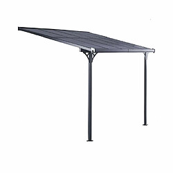 Pergola Gardiun Elliot - 9,5 m² 314x300x225/270 cm Aluminium et Polycarbonate