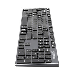 Clavier sans fil Tellur Shade, Bluetooth, US, Alu, Gris Noir