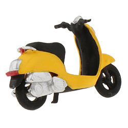 Modèle 1:64 Mini Modèle De Scénario De Disposition De Scooter En Plastique Pour Matchbox Jaune pas cher