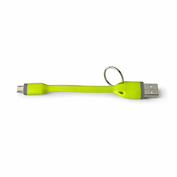 Câble Micro USB Celly USBMICROKEYGN 0,12 m Vert 