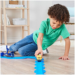 Mighty Express Push-and-Go Zug Mechaniker Milo mit Güterwaggon, Spielfahrzeug pas cher