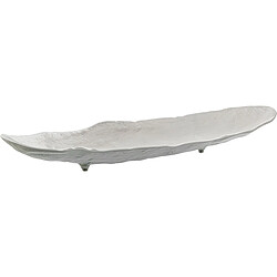 Centre de Table Alexandra House Living Blanc Aluminium 47 x 14 x 6 cm