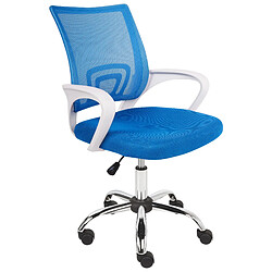 Beliani Chaise de bureau Bleu SOLID 