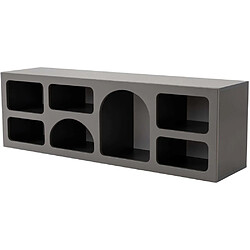 Acheter Hanah Home Etagère avec niches Lorin 160 x 38 x 51 cm anthracite.