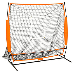 vidaXL Filet d'entraînement baseball multisport Noir 174x76x158,5 cm