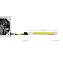 Acheter Câble de Rallonge TooQ 8P/H-4+4P/M Câble d'Alimentation Câble