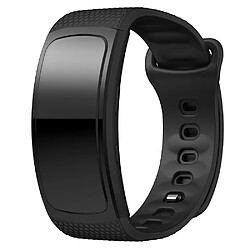 Wewoo Bracelet pour montre connectée en silicone Samsung Gear Fit2 SM-R360taille de la dragonne 126-175mm noir