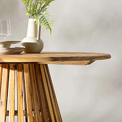 Venture Home Table de jardin en acacia Lumpur.