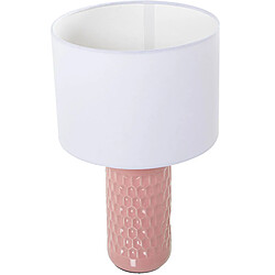 Lampe de bureau Alexandra House Living Multicouleur Rose Céramique 40 W 25 x 42 x 25 cm pas cher