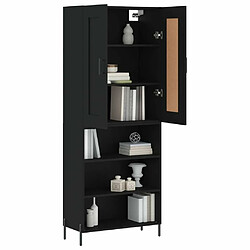 Avis Maison Chic Buffet,Meuble de Rangement,commode pour salon,Cuisine Noir 69,5x34x180 cm Bois d'ingénierie -MN84057