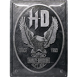 Grande plaque métal Eagle Harley Davidson