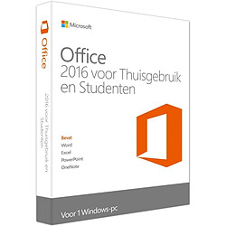 Microsoft Office Home & Student 2016 1utilisateur(s) Néerlandais