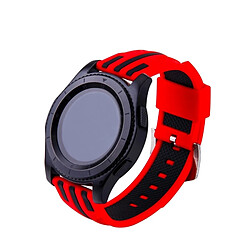 Avis Wewoo Bracelet rouge pour Samsung S3 Simple Fashion Stripes Pattern Montres Bande