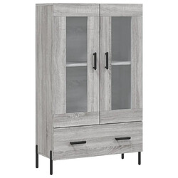 Maison Chic Buffet,Meuble de Rangement,commode pour salon,Cuisine sonoma gris 69,5x31x115 cm bois d'ingénierie -MN48764