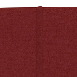 Acheter vidaXL Panneaux muraux 12 pcs Rouge bordeaux 60x30 cm Tissu 2,16 m²