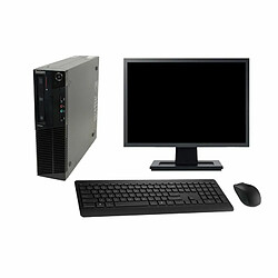 PC Lenovo M82 SFF Ecran 19" Intel G630 RAM 8Go Disque Dur 1To Windows 10 Wifi - Occasion