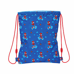 Sac à dos serré par des ficelles Spidey Bleu 26 x 34 x 1 cm