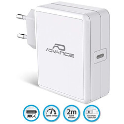 Avis Advance Chargeur Secteur PC - MACBOOK PRO + Cable USB-C TYPE APPLE 65W - Blanc pour Apple MacBook Air -PRO -PC