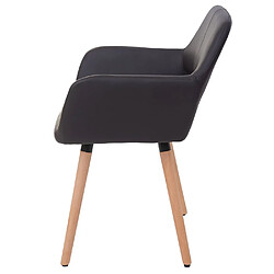 Avis Mendler Chaise de salle à manger HWC-A50 II, fauteuil, design rétro des années 50 ~ similicuir, marron