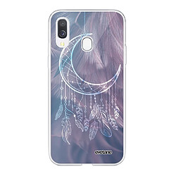 Coque Samsung Galaxy A20e 360 intégrale transparente Lune Attrape Rêve Ecriture Tendance Design Evetane. 