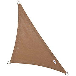 Nesling Voile d'ombrage triangulaire Coolfit sable 4 x 4 x 5,7 m.