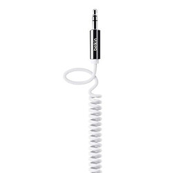 Seven 7 Belkin AV10126cw06 Câble auxiliaire audio haute qualité Jack 3,5 mm 1,80 m Blanc