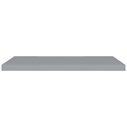 Avis vidaXL Étagères murales flottantes 4 pcs gris 90x23,5x3,8 cm MDF