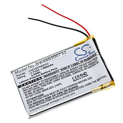 vhbw Batterie remplacement pour Sony 1-756-920-21, 1-756-920-31 pour casque audio, écouteurs sans fil (550mAh, 3,7V, Li-polymère) 