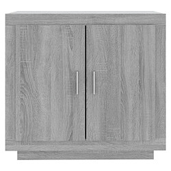 Maison Chic Buffet,Meuble de Rangement,commode pour salon,Cuisine Sonoma gris 80x40x75 cm Bois d'ingénierie -MN65485 pas cher