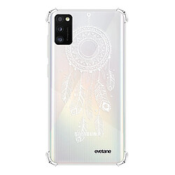 Coque Samsung Galaxy A41 anti-choc souple avec angles renforcés transparente Attrape reve blanc Evetane 