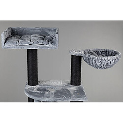 RHR Quality Arbre à chat Cat Penthouse Blackline Light Grey