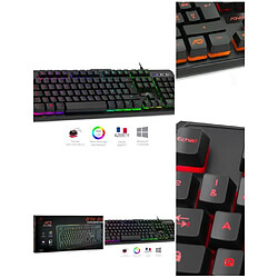 NC Clavier PRO GAMING LED RGB XPERT-230 Semi mécanique Breathing 