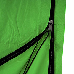 Decoshop26 Housse de protection pour parasol jusqu'à 5m avec fermeture éclair vert 04_0002685