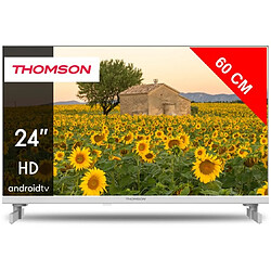 Thomson TV LCD 60 cm 24HA2S13CW Android TV HD White 12-24V Thomson 24" (60 cm) LED HD Blanc Smart Android TV 12V -24HA2S13CW