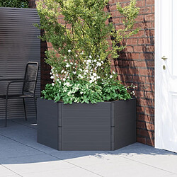 Maison Chic Jardinière,Bac à fleurs - pot de fleur anthracite PP -GKD11002